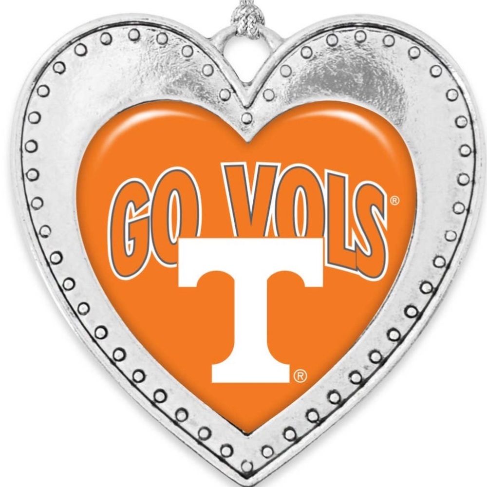 Tennessee Volunteers Heart Ornament